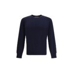 Brunello Cucinelli Blue Cotton Sweatshirt
