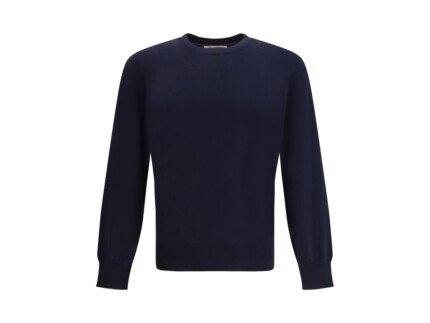 Brunello Cucinelli Blue Cotton Sweatshirt