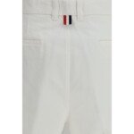 Thom Browne White Polyester Bermuda Shorts - Image 3