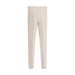 Brunello Cucinelli Beige Cotton Casual Pants - Image 2