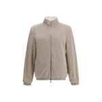 Brunello Cucinelli White Polyamide Full-Length Jacket - Image 2