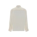 Fendi White Silk Pattern Shirt - Image 2