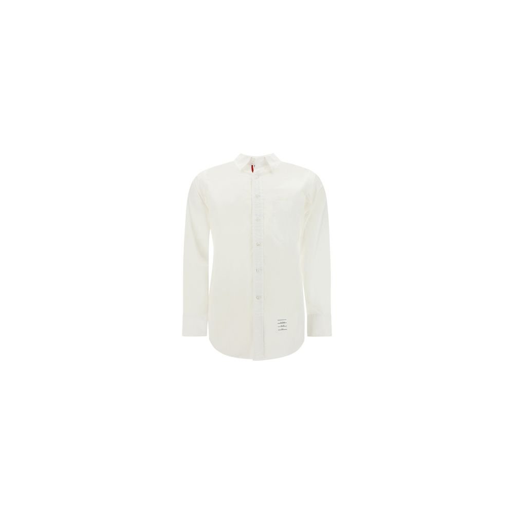 9902531.jpeg Thom Browne White Cotton Dress Shirt - Image 1