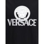 Versace Black Cotton T-Shirt - Image 3