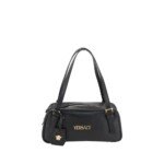 Versace Black Lamb Ovis Aries Aries Shoulder Bag
