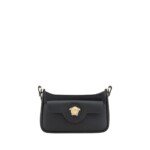 Versace Black Calf Leather Bos Taurus Shoulder Bag
