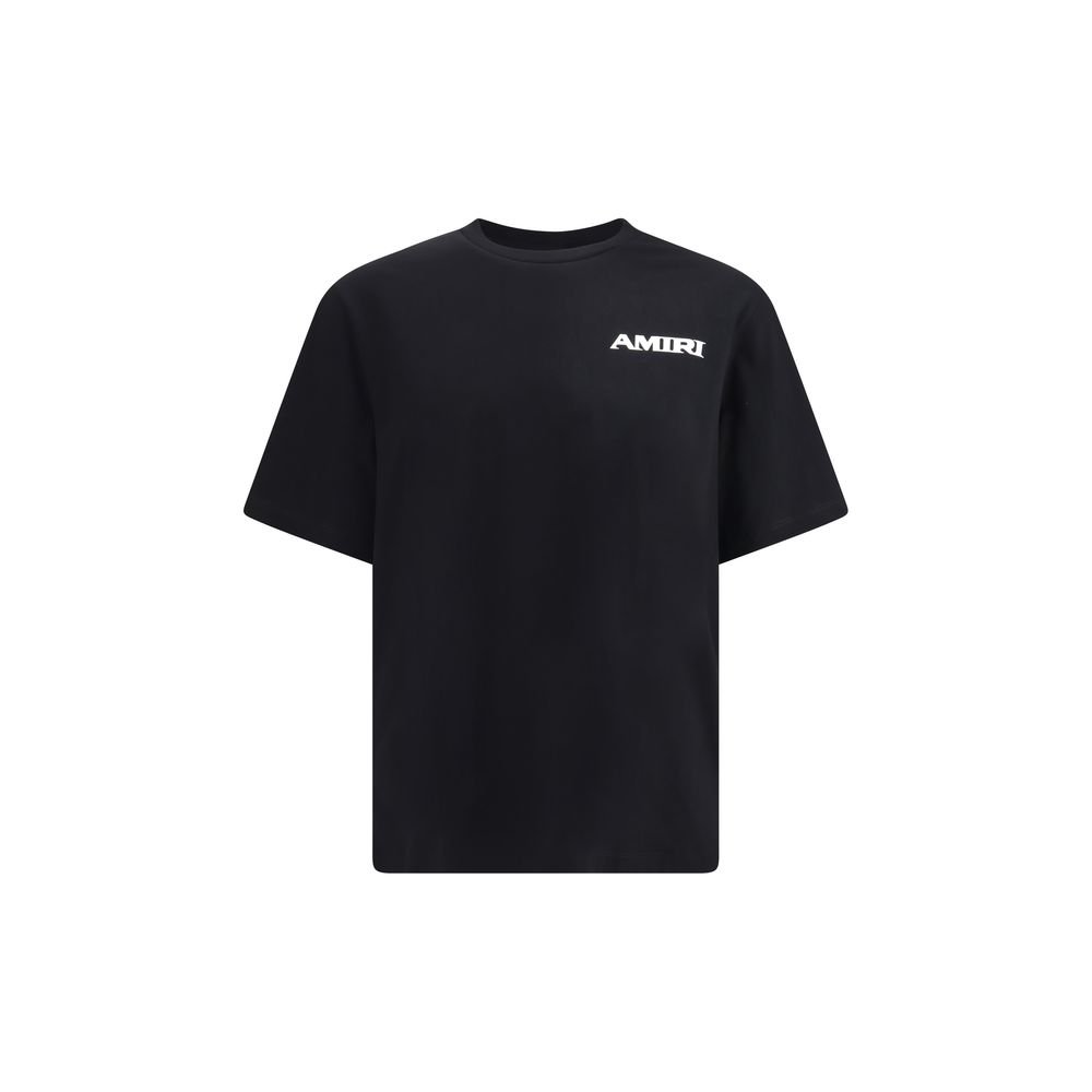 9949216.jpeg Tricou Amiri Negru din Bumbac - imagine 1