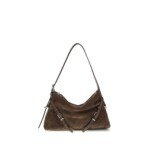Givenchy Brown Calf Leather Bos Taurus Handbag