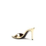 Giuseppe Zanotti Gold Leather Stiletto Heel Sandals - Image 3
