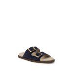 Brunello Cucinelli Black Calf Leather Bos Taurus Sandals - Image 2