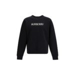 Burberry Black Cotton Sweatshirt