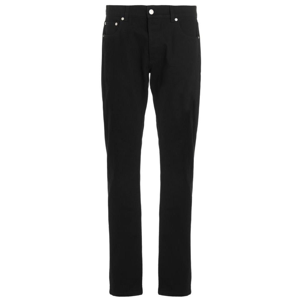 9980714.jpeg Alexander McQueen Black Cotton Skinny Jeans - Image 1