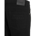 Alexander McQueen Black Cotton Skinny Jeans - Image 3