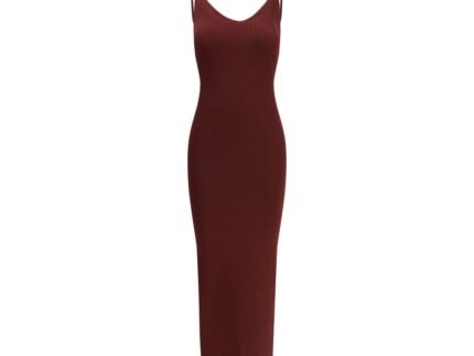 Versace Bordeaux Viscose Casual Dress