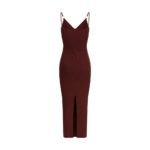 Versace Bordeaux Viscose Casual Dress - Image 2