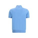 Tom Ford Blue Cotton Polo Shirt - Image 2