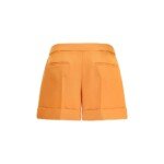Fendi Orange Fleece Wool Bermuda Shorts - Image 2