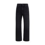 Balmain Black Cotton Jeans Denim