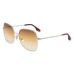 Victoria Beckham Gold Metal Sunglasses