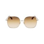 Victoria Beckham Gold Metal Sunglasses - Image 2