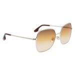 Victoria Beckham Gold Metal Sunglasses - Image 3