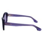 Victoria Beckham Gray Acetate Sunglasses - Image 3