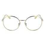 Victoria Beckham Gold Metal Glasses (Frames) - Image 2