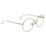 Victoria Beckham Gold Metal Glasses (Frames) - Image 3