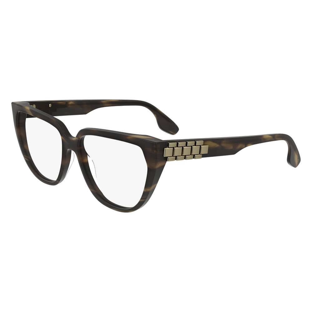 10073282.jpeg Victoria Beckham Brown Acetate Glasses (Frames) - Image 1