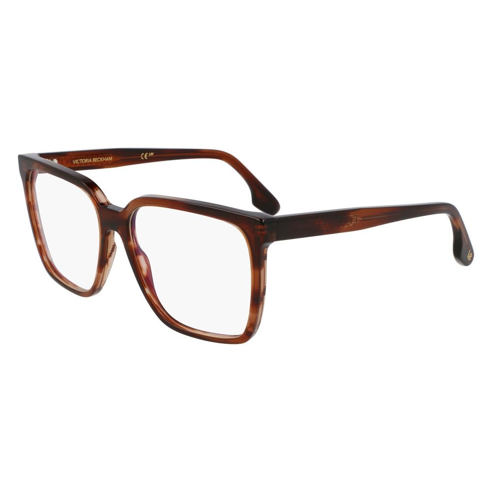 10073363.jpeg Victoria Beckham Brown Acetate Glasses (Frames) - Image 1