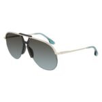 Victoria Beckham Gold Metal Sunglasses