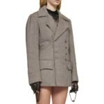 Maison Margiela Brown Wool Blazer - Image 2