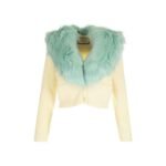 Gucci White Wool Cardigan