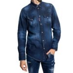 Dsquared² Blue Denim Shirt - Image 2