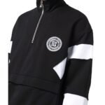 Balmain Black Cotton Sweatshirt - Image 4