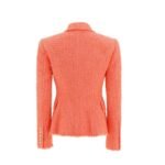 Balmain Orange Cotton Blazer - Image 2