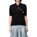 Balmain Black Merino Wool Tank Tops - Image 2