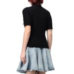 Balmain Black Merino Wool Tank Tops - Image 3