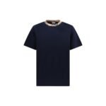 Burberry Blue Cotton T-Shirt