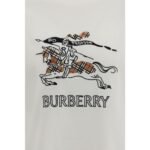 Tricou Burberry Bej din Bumbac - imagine 3