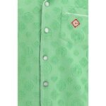 Casablanca Bicolor Cotton Shortsleeve Shirt - Image 3