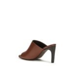 Brunello Cucinelli Brown Calf Leather Bos Taurus Sandals - Image 3