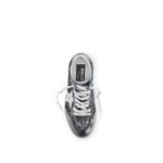 Golden Goose Gray Calf Leather Bos Taurus Low Top Sneakers - Image 4