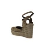 Brunello Cucinelli Beige Calf Leather Bos Taurus Espadrilles - Image 3
