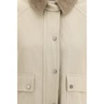 Brunello Cucinelli Beige Cotton Coat - Image 3
