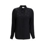 Alexander McQueen Black Viscose Pattern Shirt
