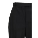 Alexander McQueen Black Cotton Dress Pants - Image 3