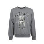 Versace Gray Cotton Sweatshirt