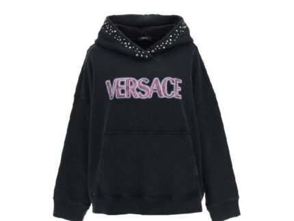 Versace Black Cotton Sweatshirt