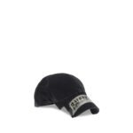 Balenciaga Black Cotton Cap (Baseball Hat) - Image 2